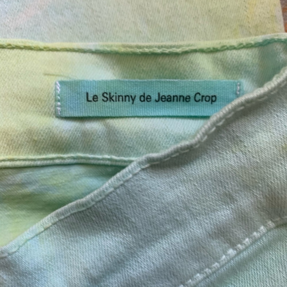 FRAME | Denim Custom Tie Dyed Crop Jeans NWT - Picture 8 of 11